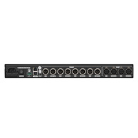 Système de sonorisation professionnel NUOXUN PA848N 4 entrées 8 sorties, processeur numérique DSP FIR Dante de haute qualité, AES métal 3,15 ms