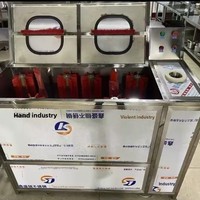 Laveuse semi-automatique de bouteilles 20L à double station en acier inoxydable avec grande cuve pour le nettoyage de l'eau pure