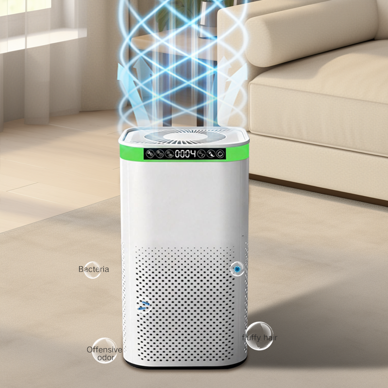 HEPA Air Ionizer Odor Concentration Detection