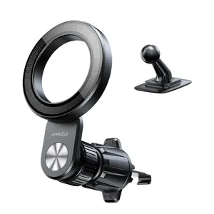 MagSaf Car Mount Powerful 17pcsN52 Magnets Magnetic Phone Holder for Car Hand Free Phone Car Mount Fit for phone 12 13 14 Plus