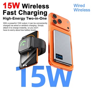 <span class=keywords><strong>Batterie</strong></span> <span class=keywords><strong>externe</strong></span> sans fil magnétique mince et moderne <span class=keywords><strong>10000mAh</strong></span>, charge rapide portable 15W, <span class=keywords><strong>batterie</strong></span> <span class=keywords><strong>externe</strong></span> métallique sans fil 5000mAh - Product Image 3