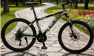 Mountain Bike telaio in acciaio al carbonio freno a disco da 24/26 pollici e Mountain Bike a 21 velocità sono progettati per gli adulti - Product Image 4