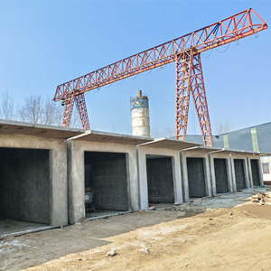 Vente chaude 32 + 5 tonnes 40 + 5 tonnes 50T + 5 grue à <span class=keywords><strong>portique</strong></span> à poutre unique <span class=keywords><strong>avec</strong></span> surplomb de 7M ou 8M pour soulever la maison en ciment - Product Image 5