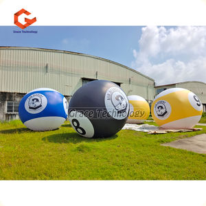 Globo de publicidad inflable de <span class=keywords><strong>billar</strong></span> personalizado con bolas de decoración inflables voladoras de helio - Product Image 6