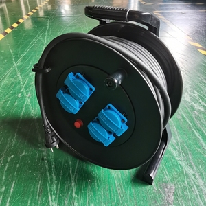 <span class=keywords><strong>BENEW</strong></span> usine directement OEM ZD5002 4 prises Portable câble tambour bobine plastique 50M rallonge câble bobine support - Product Image 3