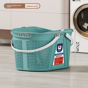 Nhà Nguồn cung cấp lớn bẩn quần áo Giỏ Nhựa Giặt cản trở với xử lý - Product Image 5