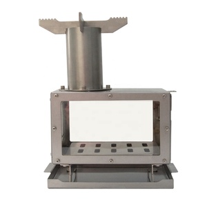 Poêle à <span class=keywords><strong>bois</strong></span> moderne de haute qualité pour l'extérieur, <span class=keywords><strong>plaque</strong></span> de cuisson en acier inoxydable 304, pieds pliables, fenêtre en verre résistant aux hautes températures - Product Image 5