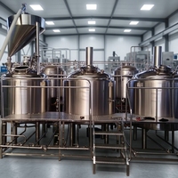 Cuve de brassage Hermann 1000L avec composants de pompe et haute productivité pour petite brasserie