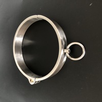 Léger 304 acier inoxydable loquet verrouillage menottes et manilles de jambe cheville manchette retenue BDSM Sex Toys