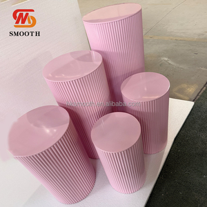 SMOOTH Luxe Rose 5 Pièces Socle de Présentation Décoration de Table pour Mariages et Événements de Banquet - Product Image 3