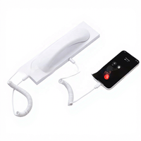Earphone colokan langsung tipe c mikrofon penerima ponsel Universal stasiun pangkalan port C earphone pegangan headset retro