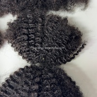 Proveedores de fabricación de KAMA, cabello trenzado humano SDD de alta calidad, cabello humano afro rizado a granel, cabello humano Micro Twist para trenzar