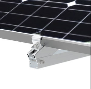 مثلث قابل للتعديل قوس شرفة الألومنيوم 20 درجة-55 درجة الميل للألواح الشمسية للاستخدام السكني ترايبود شمسي أسود شرفة - Product Image 6