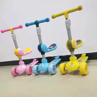 Meilleure Vente Trottinettes 2-en-1 à Trois Roues pour Enfants et Bébés, Idéales pour l'Extérieur