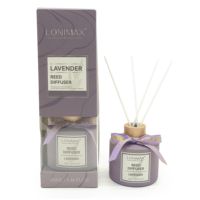 Diffuseur à roseaux de luxe personnalisé 100 ml – Décoration d'intérieur aromathérapie haut de gamme avec huile parfumée pour mariage – Parfum DIY à marque privée