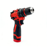 Perceuse électrique sans fil 16,8 V, mini perceuse à main sans balais avec lumière LED intégrée