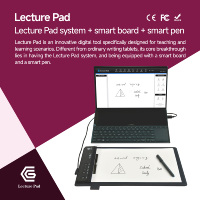 Tablette Graphique Lecture Pad Plug-and-Play pour Enseignement, Apprentissage, Enregistrement Vidéos MP4, Cours en Ligne sur Ordinateur Windows 10/11