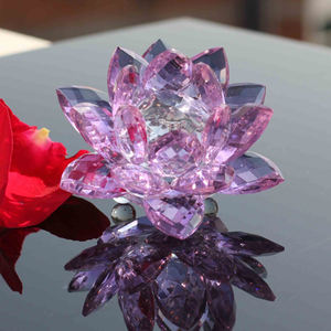 คู่สีคริสตัล Lotus เทีย<span class=keywords><strong>น</strong></span>สำหรับงา<span class=keywords><strong>น</strong></span>แต่งงา<span class=keywords><strong>น</strong></span>ตาราง Centerpiece - Product Image 2