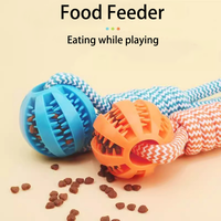 Jouets interactifs pour chiens Lynpet en caoutchouc et nylon, résistants aux morsures, en forme de pastèque, pour le nettoyage des molaires, étanches, sans danger pour les aliments, pour chiots