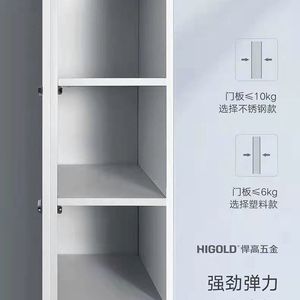 สปริงประตูตู้ HIGOLD 40N แบบ Heavy Duty พร้อมอุปกรณ์กดเพื่อเปิดและรีบาวด์ สำหรับตู้ครัว ตู้เสื้อผ้า และลิ้นชัก - Product Image 2