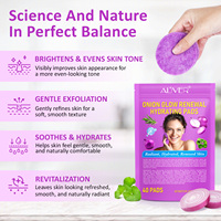 ALIVER Lingettes Nettoyantes Profondes au Thé Vert et à l'Extrait d'Oignon pour Peaux Sèches et Grasses, Marque Privée Coréenne, Anti-Taches Brunes