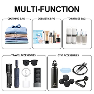 Sac à chaussures portable avec cordon de serrage, sac de voyage pour chaussures en tissu non tissé, sacs à chaussures pour hommes et femmes pour les voyages - Product Image 5