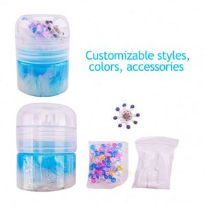 Fluffy Body Clear Slime <b>Clay</b> Bulk Play Dough Mini Slime Kit for Kids <b>Set</b> Toy-Toysrunner - Product Image 4