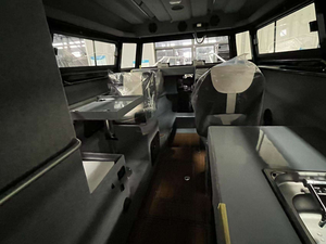 <span class=keywords><strong>Bateau</strong></span> de pêche rapide en aluminium à coque en V profond de 9 m (30 pieds) avec cabine et moteur hors-bord à vendre - Product Image 3