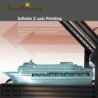 Imprimante 3D IdeaFormer IR3 V2 à Axe Z Infini, Tapis Roulant en Acier 250*250mm, Micrologiciel Klipper, Impression Rapide/en Série, Nivellement Automatique