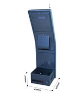 Système de gestion des files d'attente multilingue QMS Wintronix 17/19 pouces pour banques/hôpitaux/cliniques/cinémas avec écran LCD de service en arabe/français/anglais/russe