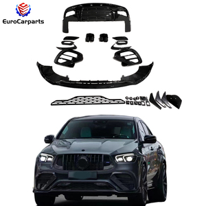 2020-2024 GLe c292 nâng cấp lên ba phong cách phụ tùng ô tô khô Carbon phía trước môi phía sau khuếch tán Sương Mù Ánh sáng bao gồm c292 sợi carbon BodyKit - Product Image 1