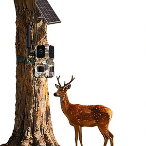 Caméra de surveillance solaire 4G LTE sans fil à double objectif avec détection de <span class=keywords><strong>mouvement</strong></span> IA, capteur CMOS 4K, vision nocturne IR 940NM, GPS et stockage cloud - Product Image 5