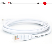 Parche de Cable de Red Ethernet RJ45 UTP Cat5e Opciones de Cobre de PVC 0,25 m 0,5 M 1m 2m 3M 5M 6m 10M 20M 30m 40m 100M