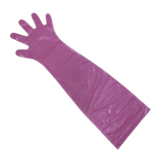 Trending Products 2026 New Arrivals Veterinary AI Galvus Long PE Disposable Waterproof Medium Thickness Obstetric Gloves - Product Image 2
