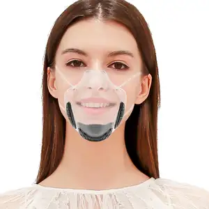 Visiera protettiva in PVC trasparente in plastica trasparente scudo anti-splash maschera per il viso