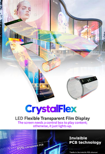 Écran LED transparent commercial grand format 4K IP65 étanche avec une luminosité de 2500 cd - Product Image 4