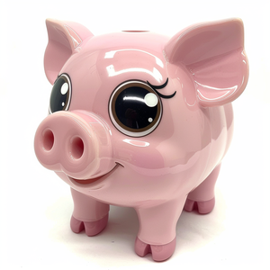 사용자 정의 어린이 만화 미니 장난감 Atm 돈 돼지 저금통 - Product Image 5