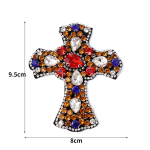 Parches de lentejuelas de lujo, apliques de cuentas de estrellas de mar, cuentas de tela de costura, sombrero de mariposa con diamantes de imitación, aplicación; <span class=keywords><strong>Ique</strong></span> - Product Image 2