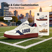 Chaussures de skate rétro pour hommes avec logo personnalisé, baskets respirantes, couleur personnalisée, chaussures décontractées pour hommes, mode streetwear