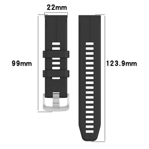 Bracelet en silicone pour Garmin Instinct 2 <span class=keywords><strong>Forerunner</strong></span> 955 Descent G1 Solar Smart Watch Band pour Garmin Fenix 5 Plus 6 Pro 6 Sapphire - Product Image 2