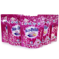 Capsules de lessive en gel jetables écologiques Nu Brite, parfum lavande, citron, floral, jasmin