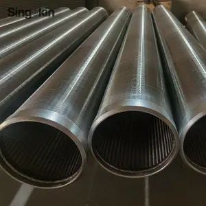 Stainless Steel Wedge Wire Filter Pipe Water Well Johnson Wire Wrap Screen