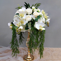 Décoration florale artificielle économique pour table de mariage, centre de table artificiel, décoration de scène, boule de fleurs pour centre de table de mariage
