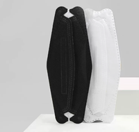 KF94 Masque respiratoire jetable anti-poussière de haute qualité, en tissu soufflé par fusion en forme de poisson, certifié CE, respectueux de la peau.