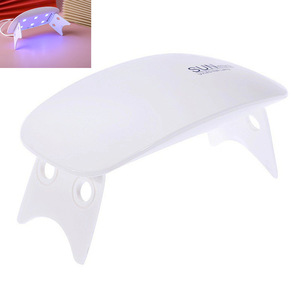 Lampe UV LED portable 6W mini USB pour ongles en gel, séchage rapide du vernis gel, minuterie 60S, faible bruit, pour manucure en salon ou <span class=keywords><strong>à</strong></span> domicile, DIY - Product Image 2