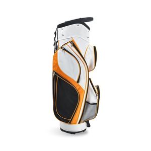 Vente en gros, <span class=keywords><strong>sac</strong></span> <span class=keywords><strong>de</strong></span> <span class=keywords><strong>Golf</strong></span> personnalisé Premium, <span class=keywords><strong>sac</strong></span> <span class=keywords><strong>de</strong></span> chariot <span class=keywords><strong>de</strong></span> <span class=keywords><strong>Golf</strong></span> blanc Orange, en Nylon léger, séparateur convivial à 14 voies - Product Image 3