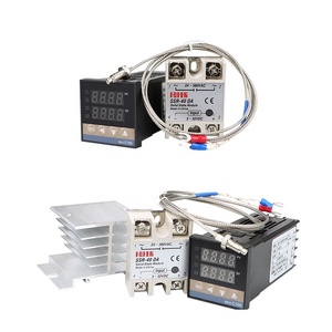 <span class=keywords><strong>REX</strong></span> <span class=keywords><strong>REX</strong></span>-C100 48mm relais STATIQUE SSR Thermocouple <span class=keywords><strong>R</strong></span>égulateur De Température - Product Image 2