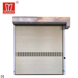Puerta de almacén xinguangda Puerta de persiana enrollable de acero inoxidable de alta velocidad de aluminio puertas <span class=keywords><strong>enrollables</strong></span> puerta enrollable de alta calidad - Product Image 1
