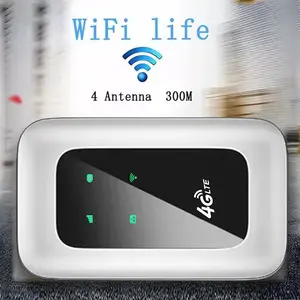 Populaire 4G Draagbare Wifi Hotspot 4G Lte Pocket Router Met Sim-Kaartsleuf