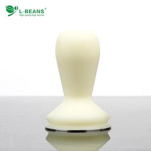 ที่กดกาแฟ L-Beans ขนาด 58 มม. ด้ามจับซิลิโคนแบบด้าน ฐานถอดออกได้ สำหรับทำเอสเพรสโซ - Product Image 5